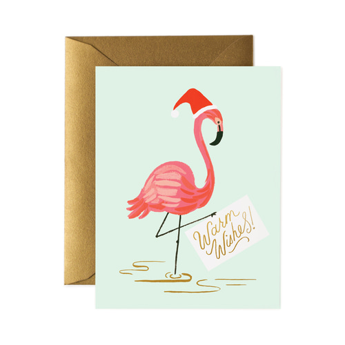 [Rifle Paper Co.] Holiday Flamingo Card 크리스마스 카드