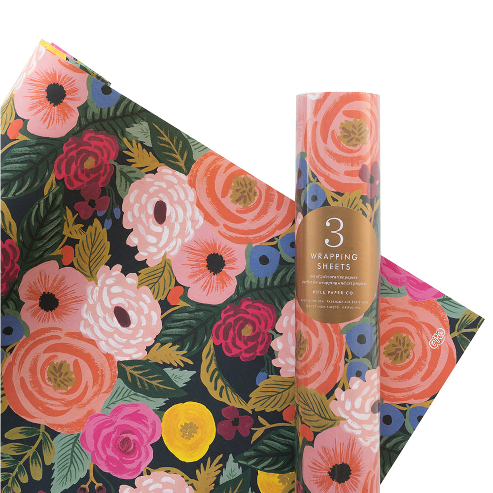 [Rifle Paper Co.] Juliet Rose Wrapping Sheets [3 sheets]
