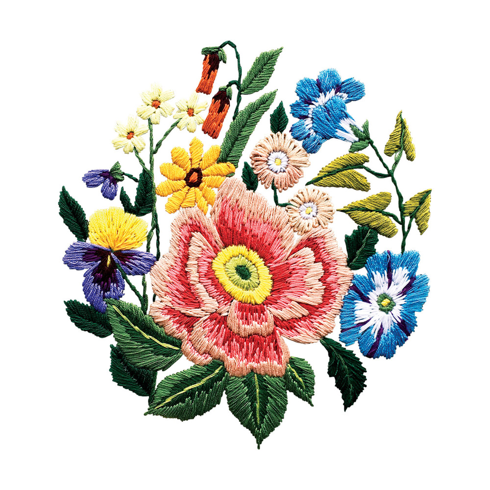 [Tattly] Stitched Bouquet 타투스티커