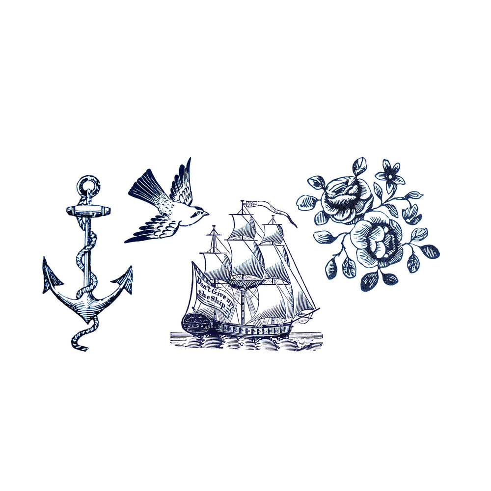 [Tattly] Nautical 타투스티커 세트