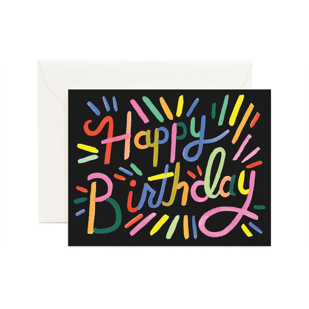 [Rifle Paper Co.] Fireworks Birthday Card 생일 카드