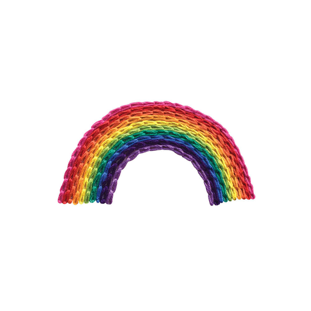 [Tattly] Stitched Rainbow 타투스티커