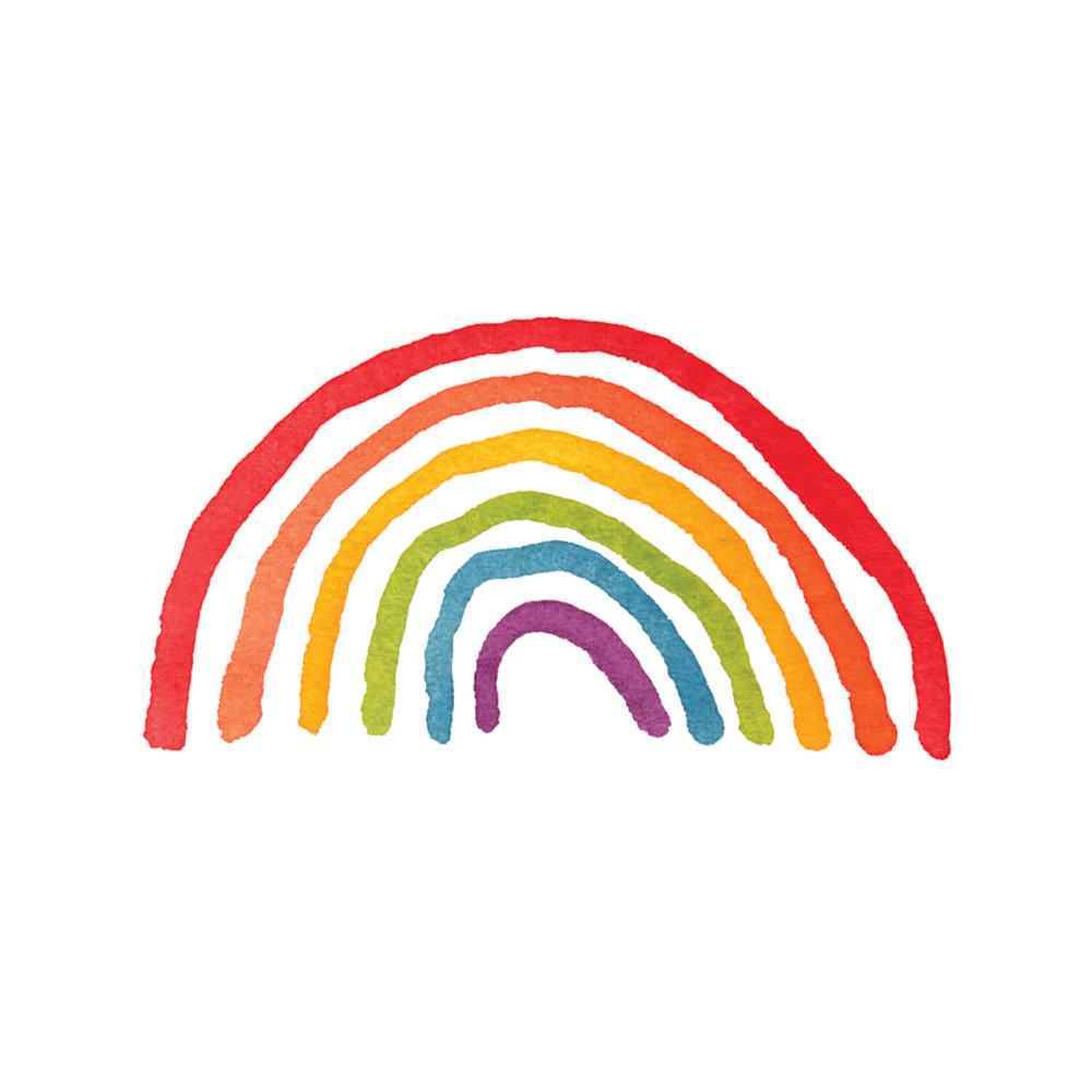 [Tattly] Rainbow Doodle 타투스티커