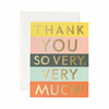 [Rifle Paper Co.] Color Block Thank You Card 감사 카드