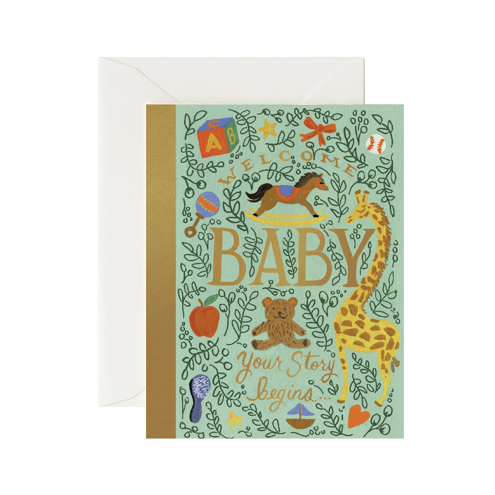 [Rifle Paper Co.] Storybook Baby Card 베이비 카드