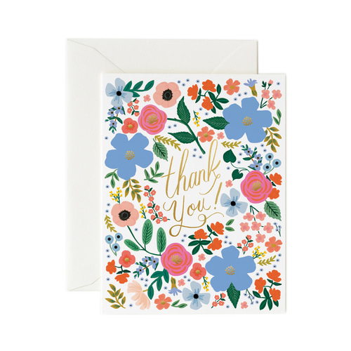 [Rifle Paper Co.] Wild Rose Thank You Card 감사 카드