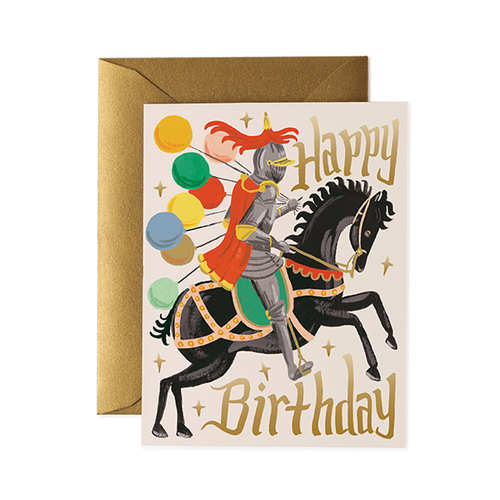 [Rifle Paper Co.] Knight Birthday Card 생일 카드