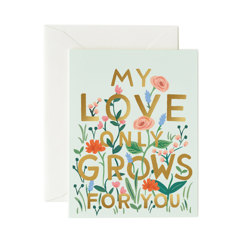 [Rifle Paper Co.] Love Grows Card 사랑 카드