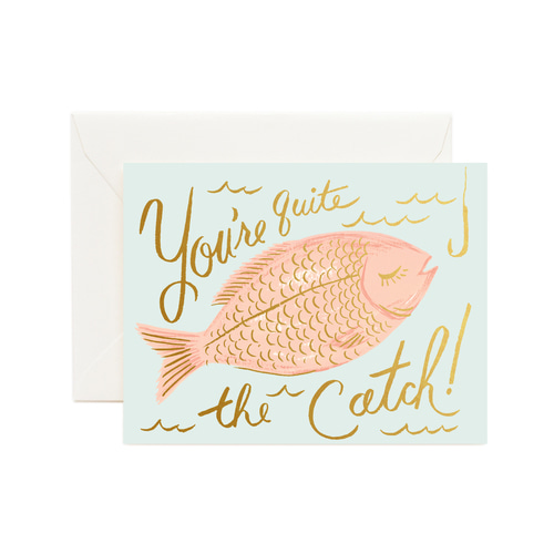 [Rifle Paper Co.] You are a Catch Card 사랑 카드