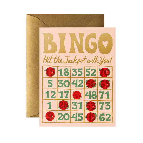 [Rifle Paper Co.] Bingo Card 사랑 카드