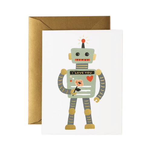 라이플페이퍼 Love Robot Card 사랑 카드