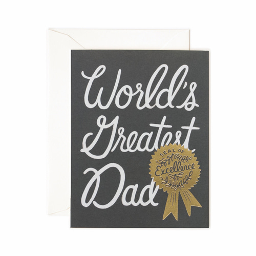[Rifle Paper Co.] Worlds Greatest Dad Card 어버이날 카드