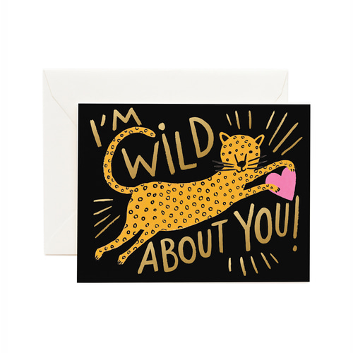 [Rifle Paper Co.] Wild About You Card 사랑 카드