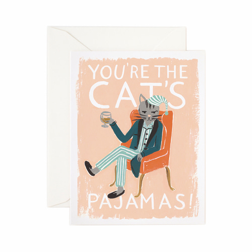 [Rifle Paper Co.] You are The Cats Pajamas Card 사랑 카드