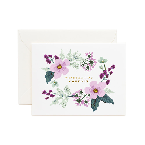 [Rifle Paper Co.] Wishing You Comfort Bouquet Card 위로 카드