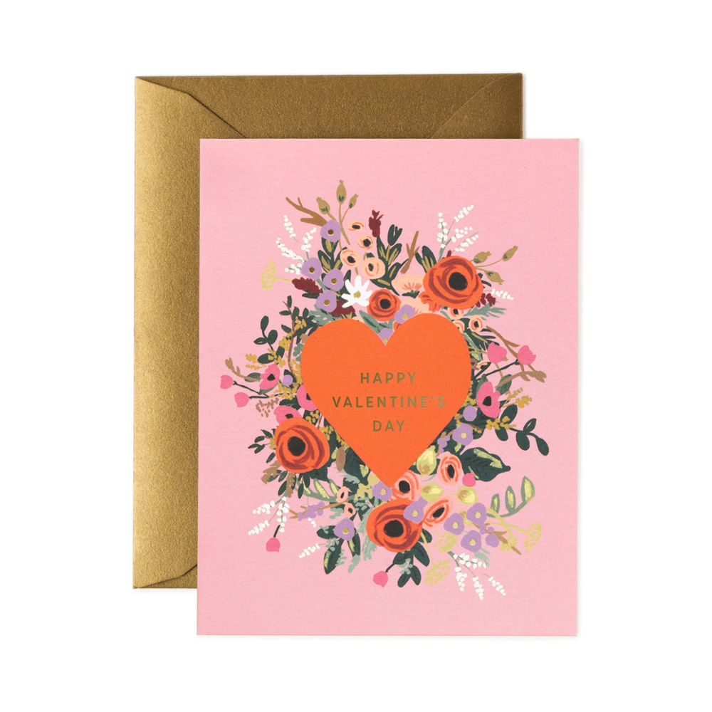 [Rifle Paper Co.] Blooming Heart Valentine Card 발렌타인 카드