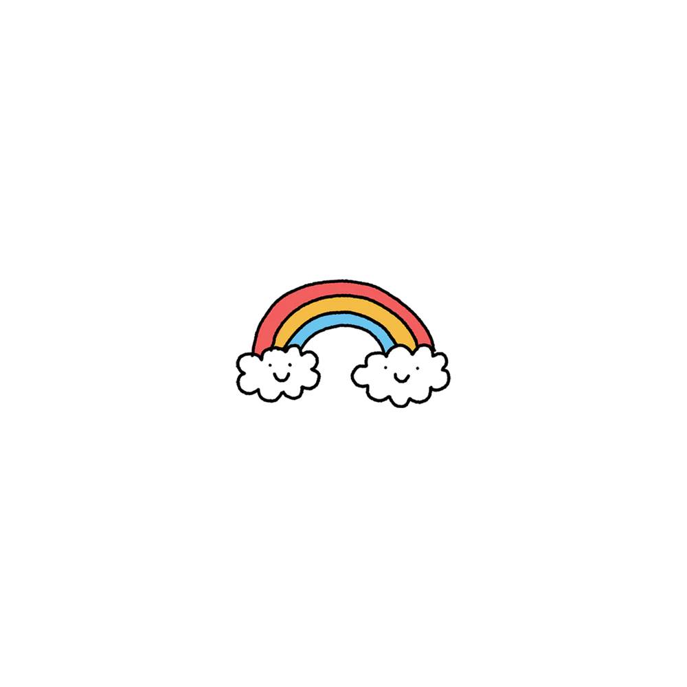 태틀리 Cheery Rainbow 타투스티커 페어 2매