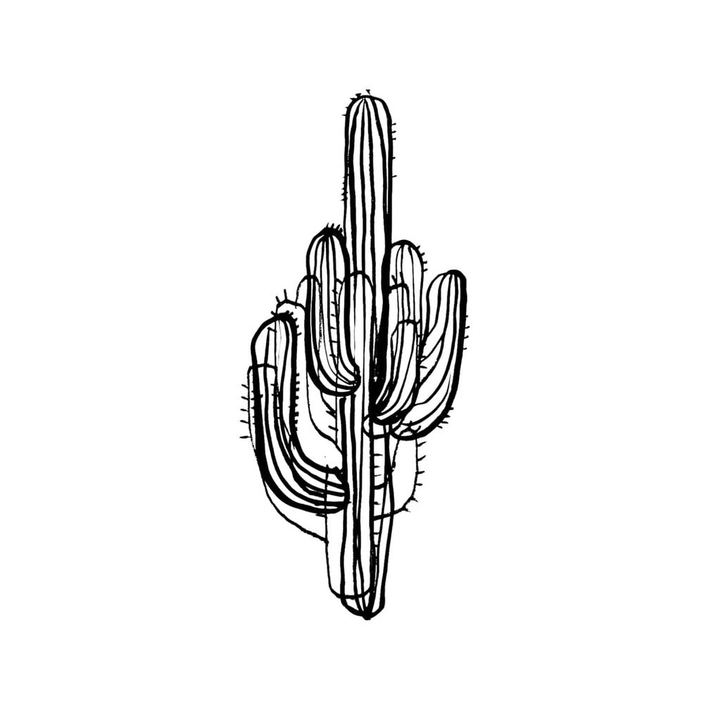 [Tattly] Saguaro Cactus 타투스티커