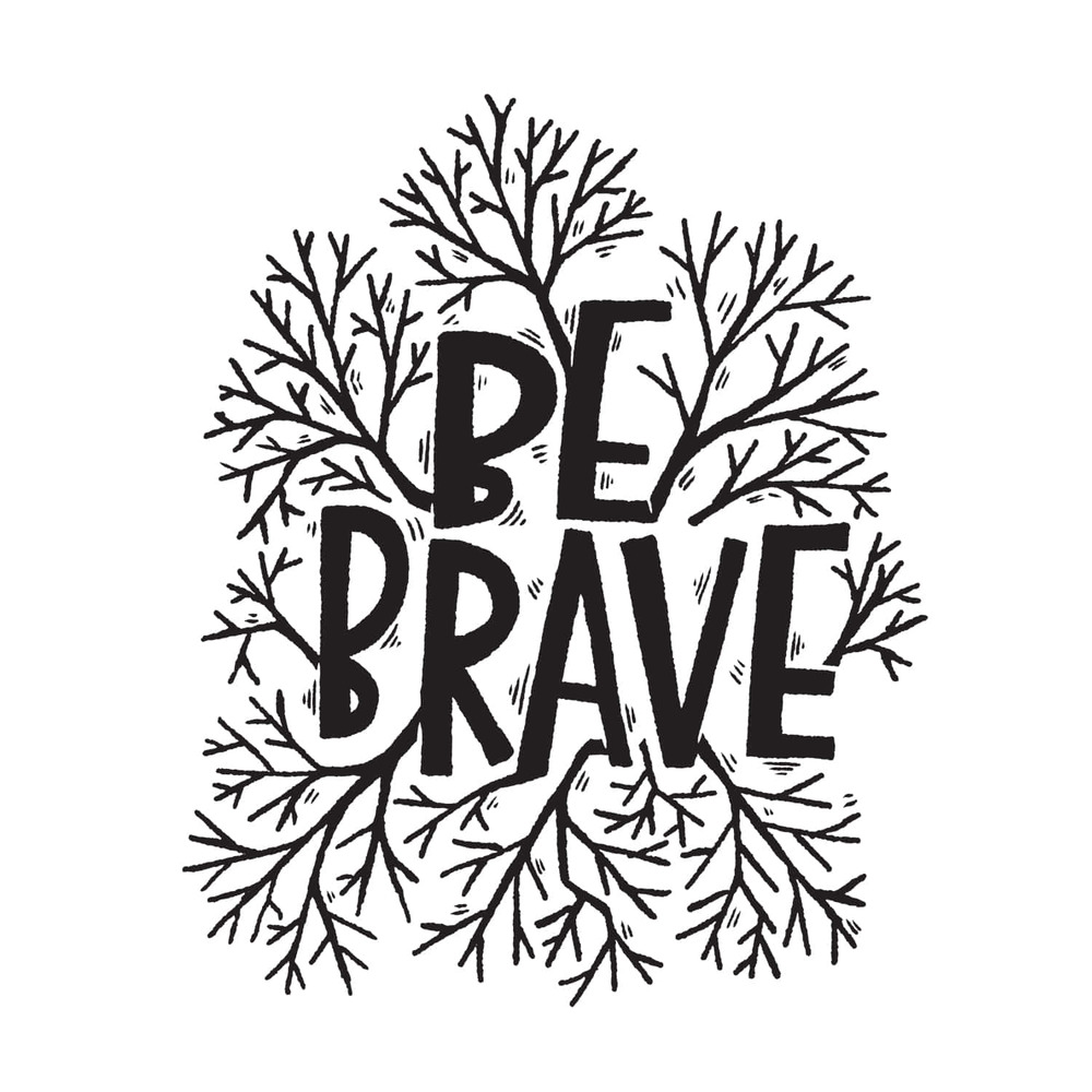 [Tattly] Be Brave 타투스티커