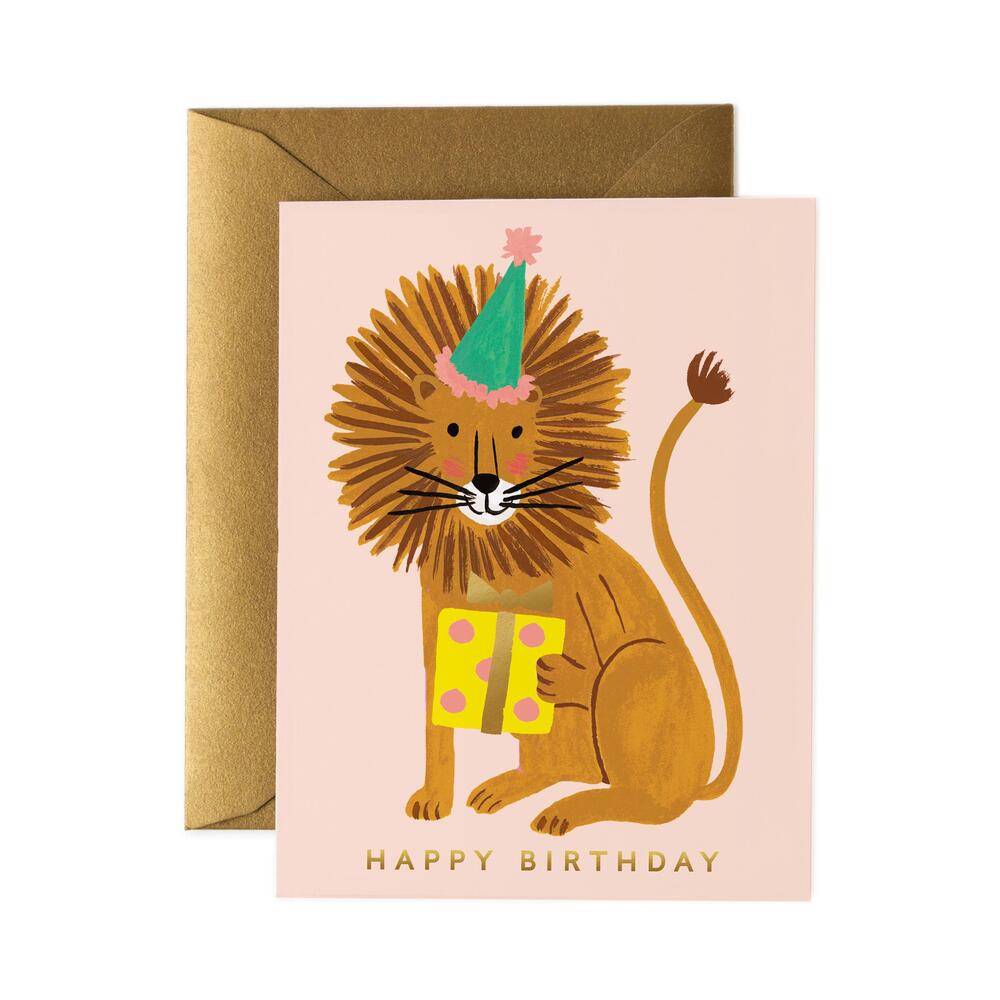 [Rifle Paper Co.] Lion Birthday Card 생일 카드