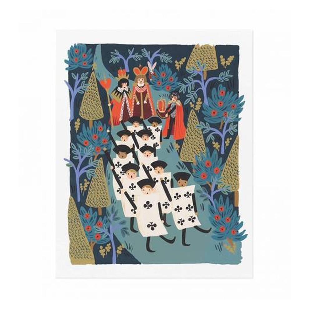 [Rifle Paper Co.] March of the Card Soldiers Art Print 2 size 아트프린트