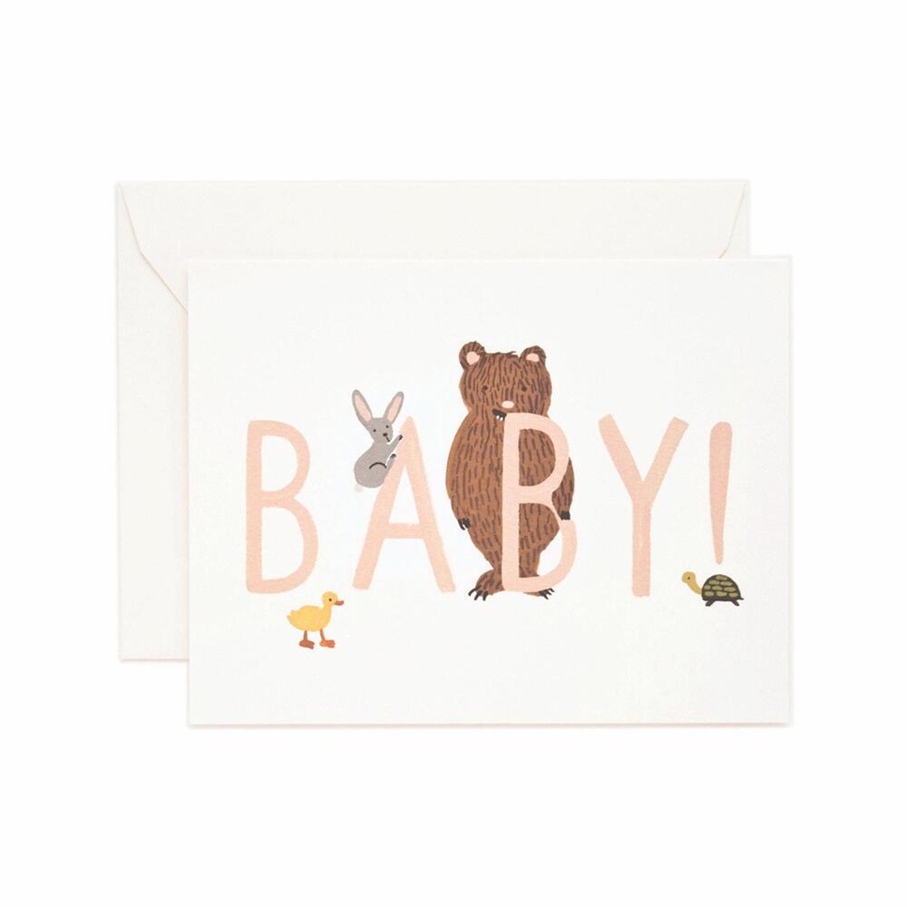 [Rifle Paper Co.] Baby! [Peach] Card 베이비 카드