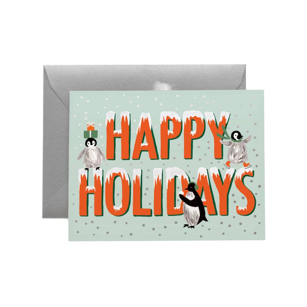 라이플페이퍼 Holiday on Ice Card 크리스마스 카드