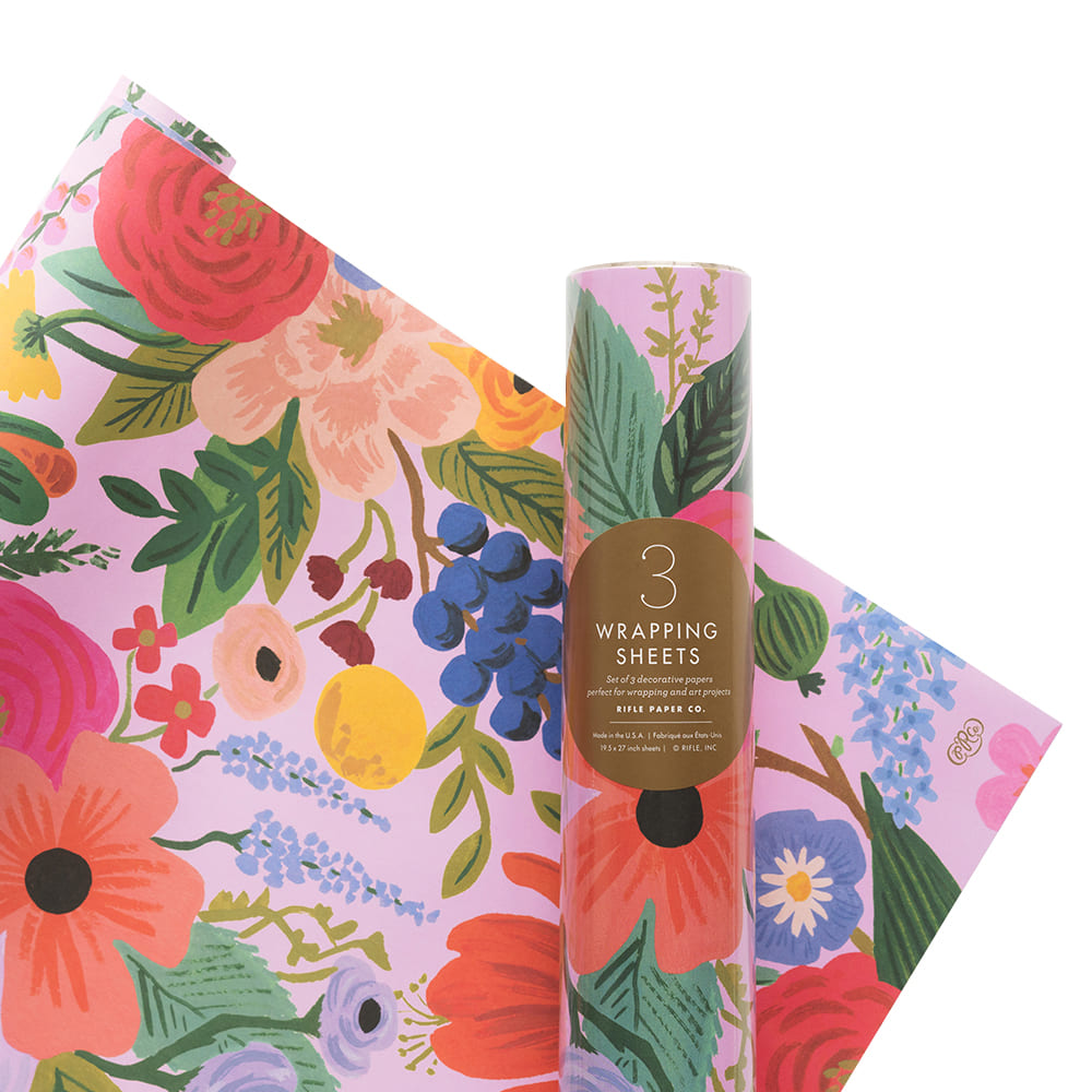[Rifle Paper Co.] Garden Party Wrapping Sheets [3 sheets]