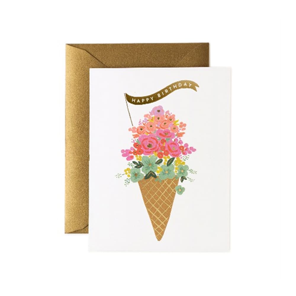 [Rifle Paper Co.] Ice Cream Birthday Card 생일 카드