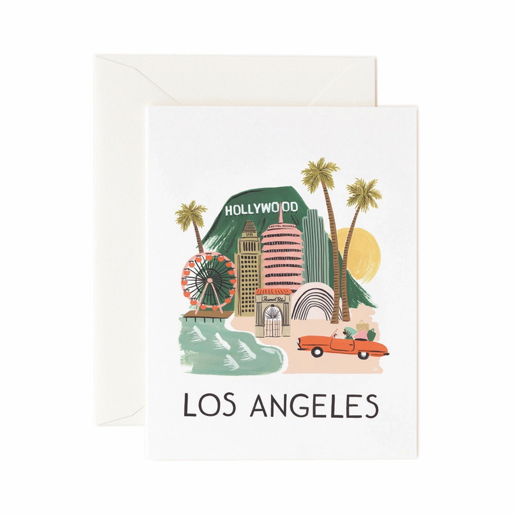 [Rifle Paper Co.] Los Angeles Card 도시 카드