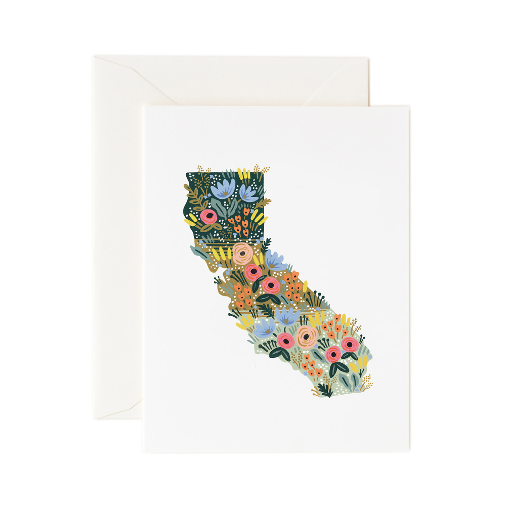 [Rifle Paper Co.] California Wildflowers Card 도시 카드