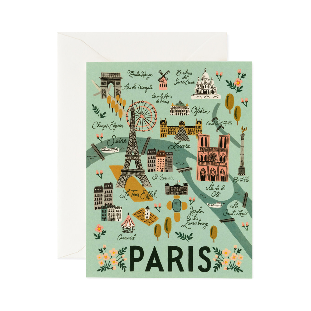[Rifle Paper Co.] Paris Card 도시 카드