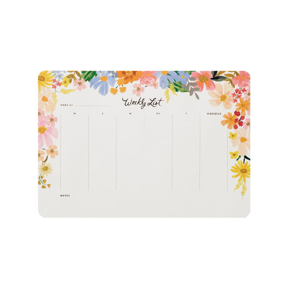 [Rifle Paper Co.] Marguerite Weekly Desk Pad