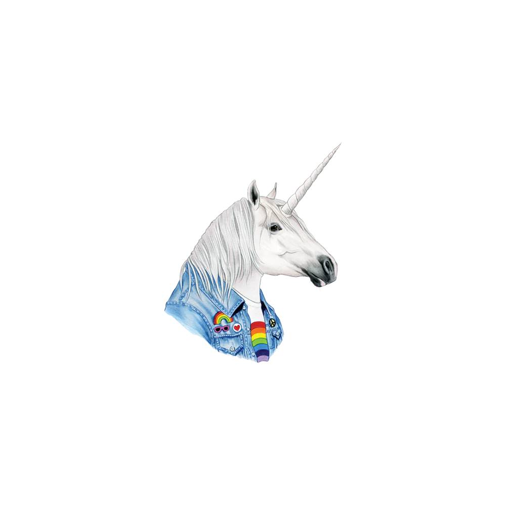태틀리 Cool Unicorn 타투스티커 페어 2매