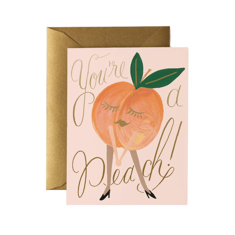 라이플페이퍼 You`re A Peach Card 사랑 카드