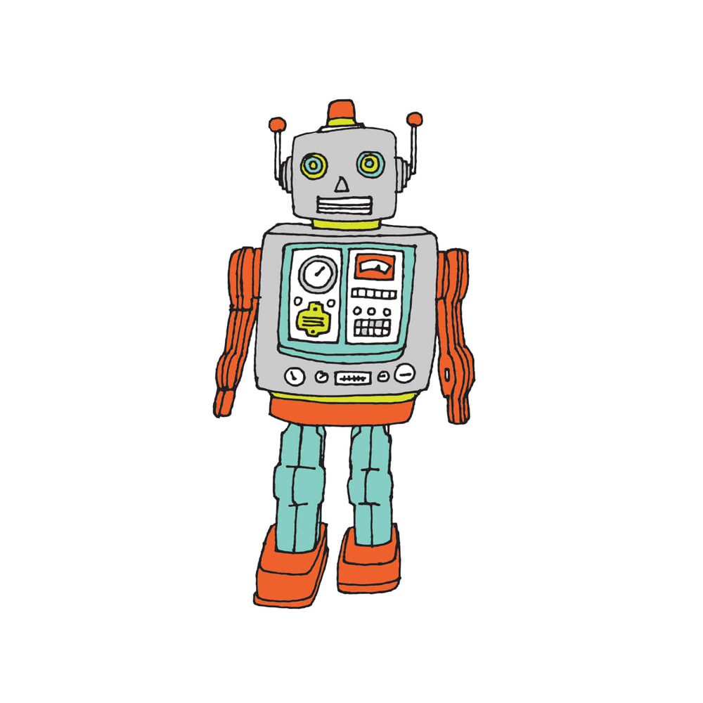 [Tattly] Robot 타투스티커