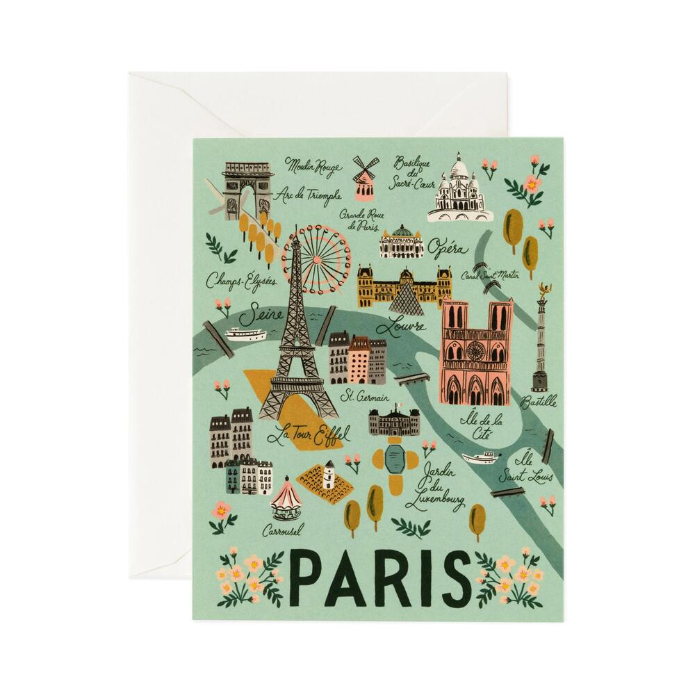 라이플페이퍼 Paris Card 도시 카드
