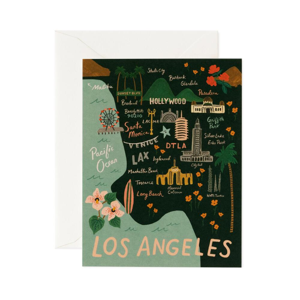 라이플페이퍼 LA Card 도시 카드