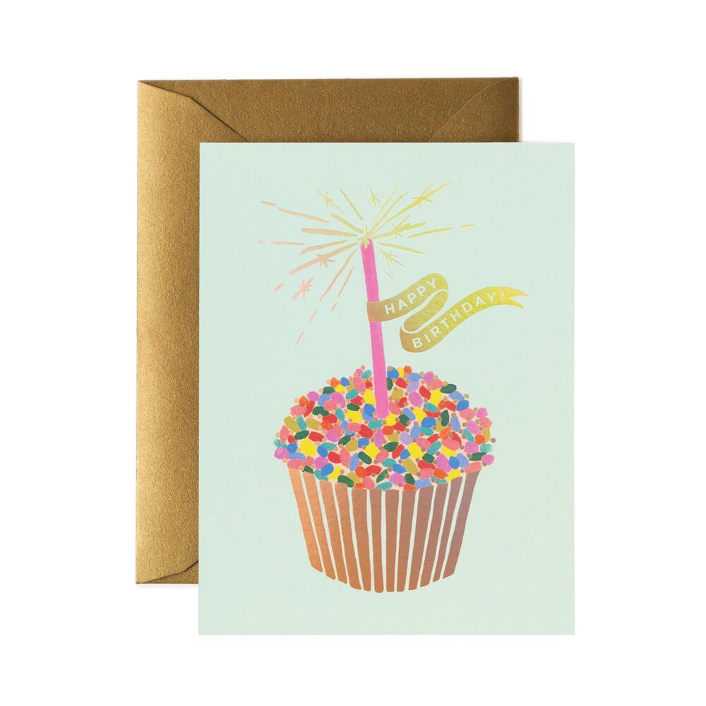 라이플페이퍼 Cupcake Birthday Card 생일 카드
