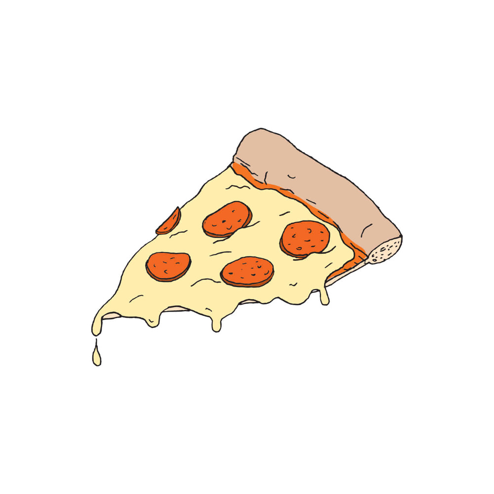 [Tattly] Pizza Slice 타투스티커