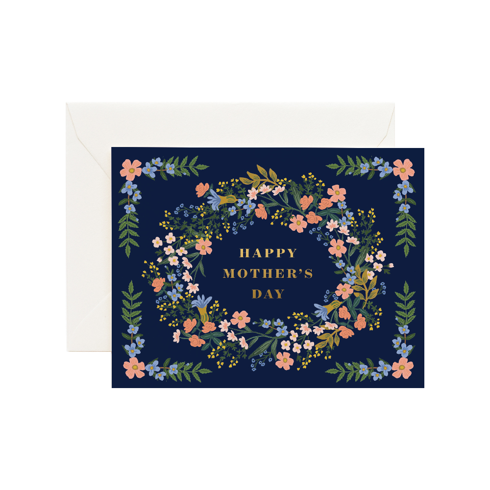 라이플페이퍼 Mother&#039;s Day Wreath Card 어버이날 카드