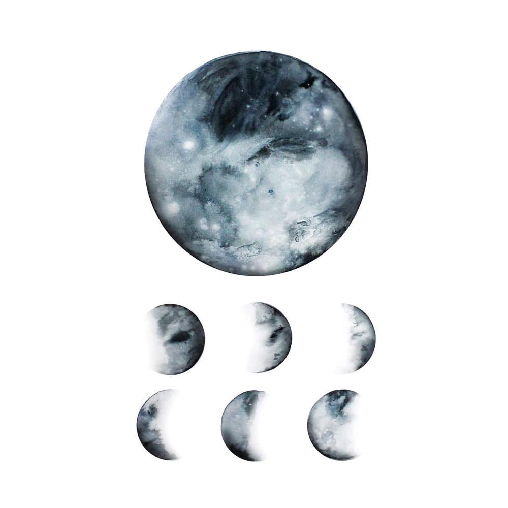 [Tattly] Moon Phases 타투스티커