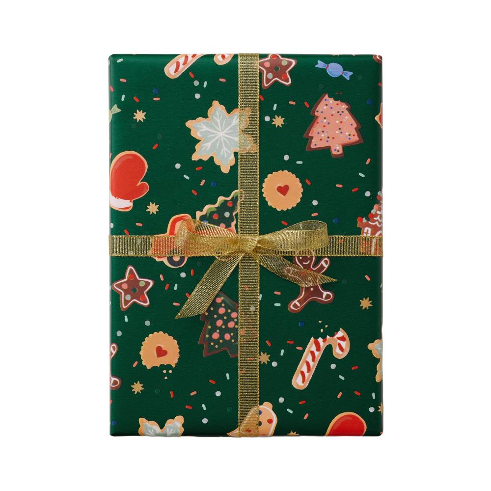 라이플페이퍼 Christmas Cookies Continuous Wrapping Roll 포장지