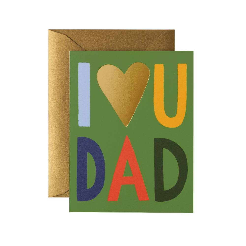 라이플페이퍼 I Love You Dad Card 어버이날 카드