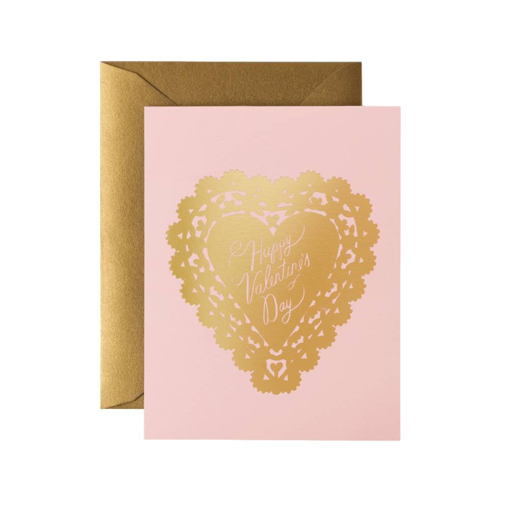 라이플페이퍼 Doily Valentine Card 발렌타인 카드